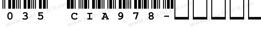 035 CIA978字体转换